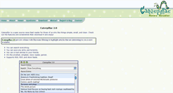 Desktop Screenshot of caterpillar.masukomi.org